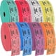thumbnail image 1 of 1 Roll of Raffle Tickets For Events And Celebrations Carnivals Parties Entry Reward Tickets Paper Amusement Park Tickets Paper Coupons (500pcs/roll), 1 of 3