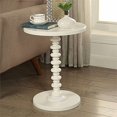 thumbnail image 4 of Mesa auxiliar Acme Acton con tapa redonda blanca, 4 of 5