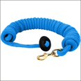 thumbnail image 2 of Blue 3/4X25Ft Weaver Cotton Round Horse Lunge Line W/ Rubber Stopper Brass Snap, 2 of 2