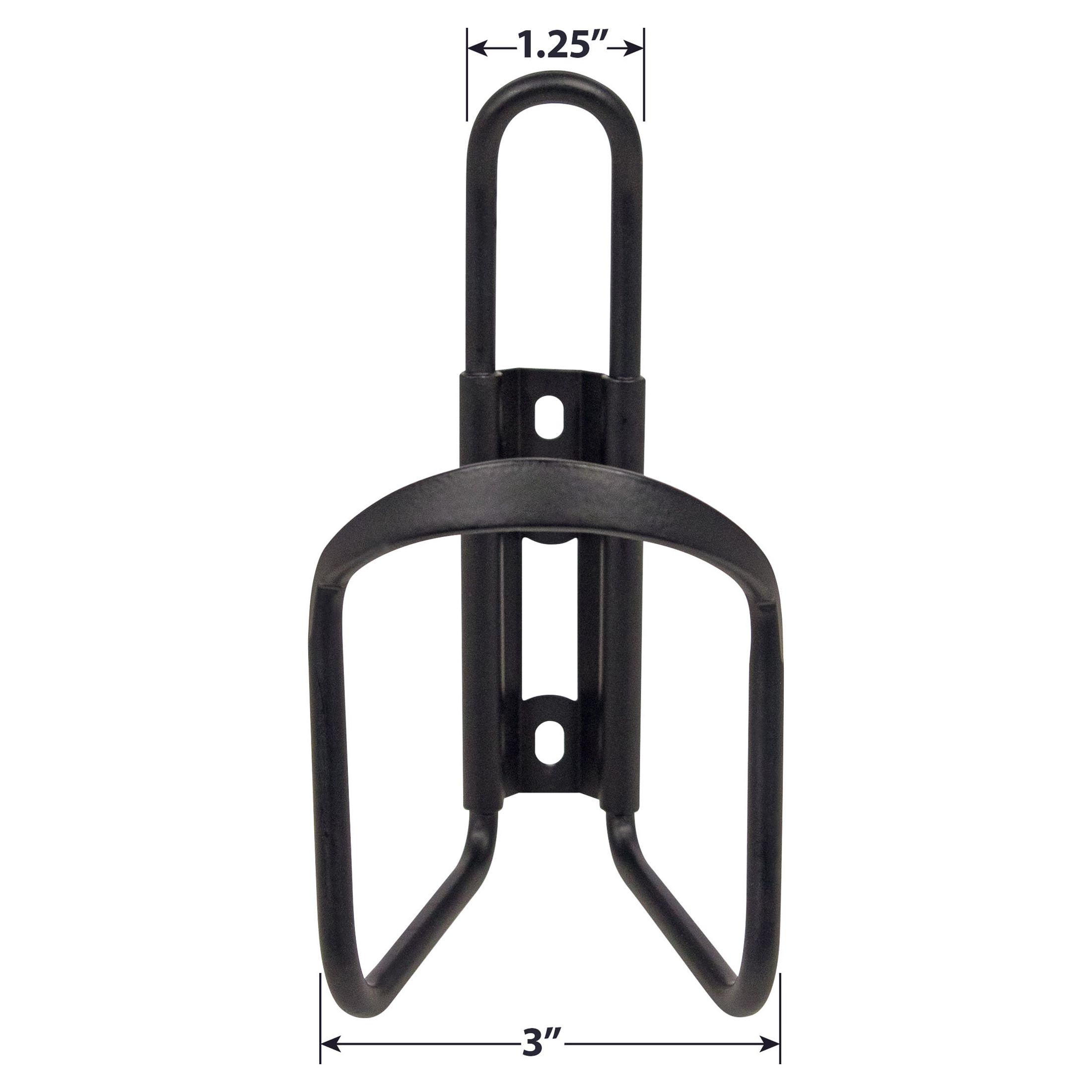 Bike Shop Essential Metal Water Bottle Cage, Black