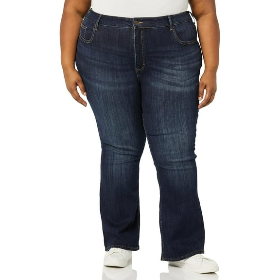 Riders by Lee Indigo womens Plus Size Heritage High Rise Skinny Flare Jeean Jeans, Heritage, 16 US