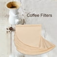 thumbnail image 2 of Peahefy Filter Papers,40Pcs Unbleached Natural Cone-Shape Drip Coffee Cup Filter Papers      , Coffee Filter Paper, 2 of 8