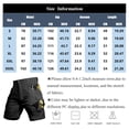 thumbnail image 2 of Zimjoy Hiking Shorts for Men Water Resistant Quick Dry Outdoor Work Tactical Cargo Shorts with Multi-Pocket (No Belt), Black L, 2 of 5