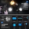 thumbnail image 4 of Lámpara LED de vídeo Neewer CB60B, 70 W, 34000 Lux a 1 m, bicolor, 4 of 9