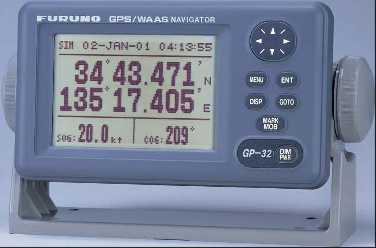 Furuno GP32 4.5 inch LCD WAAS GPS Receiver with External Antenna Walmart