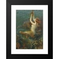 thumbnail image 2 of Arthur Hopkins 11x14 Black Modern Framed Museum Art Print Titled - A Fantasy of the Deep (1848-1930), 2 of 5