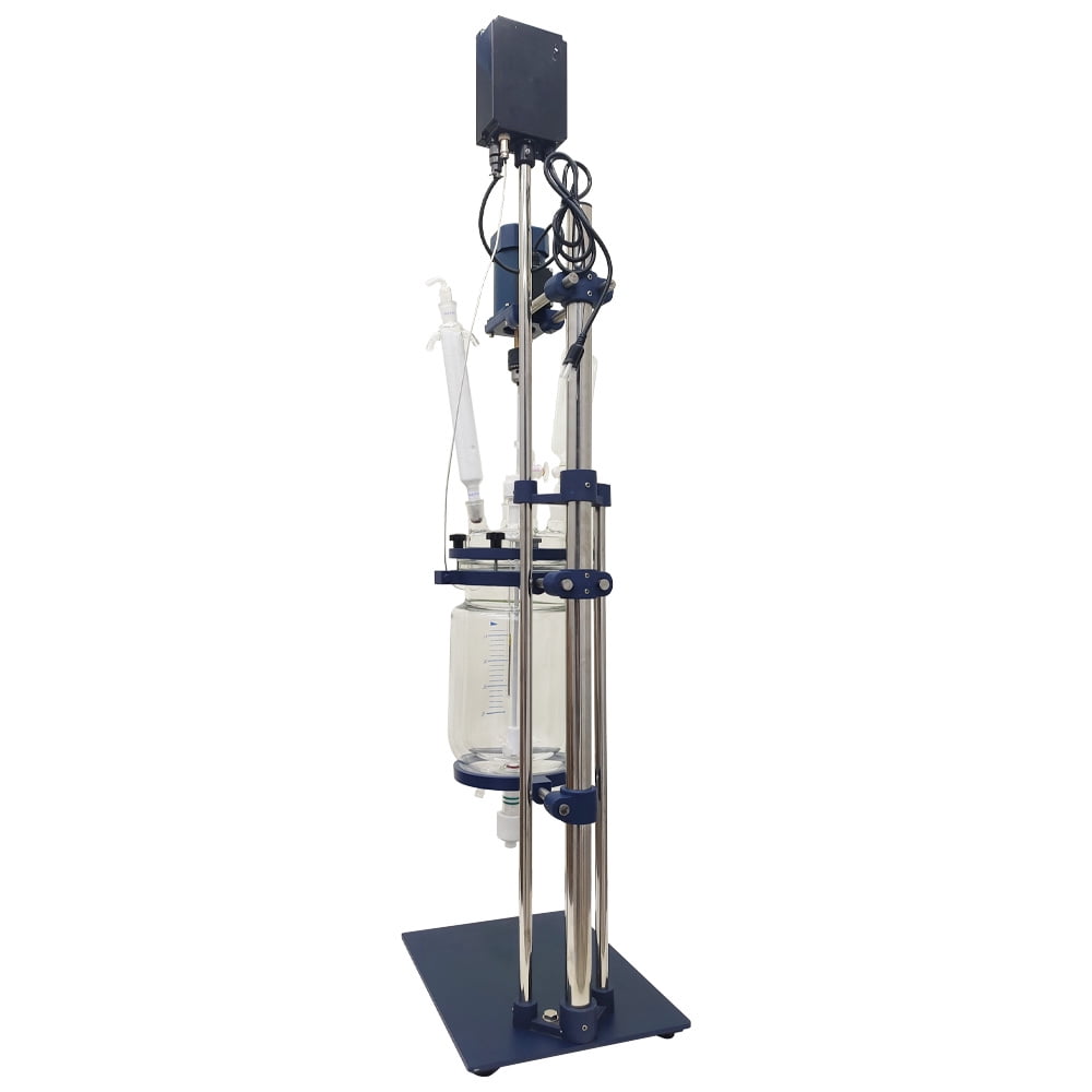 Jacketed Glass Reactor Vessel with Digital Display Double-Layer Chemical lab 5L