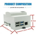 thumbnail image 3 of Estuche protector ABS blanco para Raspberry Pi 4 Modelo B, 3 of 7