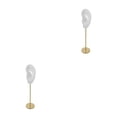 thumbnail image 3 of kurtrusly Earring Display Stand Human Ear Model Organizer Holder Showcase Stud Jewelry Left Translucent Height: 18cm 2Set, 3 of 6