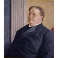 thumbnail image 2 of William Valentine Schevill 15x17 Gold Ornate Wood Frame and Double Matted Museum Art Print Titled - William Howard Taft, 2 of 4