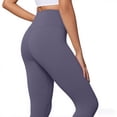 thumbnail image 4 of 7/8 Length Women's High Waist Yoga Capris Buttery Soft Tummy Control Booty Exercise Workout Leggings Comfortable Athletic Pants for All Activities, 4 of 5