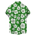 thumbnail image 5 of Gamivast Mens Short Sleeve Shirts Striped Pattern Button Down Shirts Tropical Palm Tree Print Casual Summer Beach Tee Soft Breathable Vacation Tops, 5 of 6