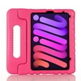 thumbnail image 6 of Feishell Kids-Friendly Case for Apple iPad mini (6th generation) Released 2021,Shockproof EVA Foam Cover Portable Handle Stand Child Proof Rugged Protective Case Cover,Rose, 6 of 8