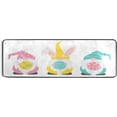 thumbnail image 5 of SKYSONIC 2'X6' Cute Easter Gnome Runner Rug with Rubber Backing, Spring Colorful Eggs Non Slip Entryway Rug Runner Washable Soft Area Rug Carpet for Hallway Bedroom Kitchen Decor, 5 of 6