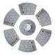 thumbnail image 3 of Practical and Elegant 7 Pcs PVC Wedge Placemats Non Slip and Insulating, 3 of 11