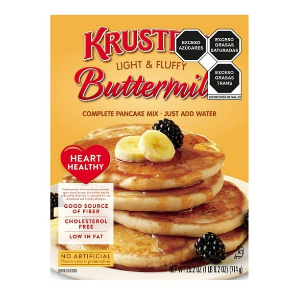 Harina para hot cakes Krusteaz esponjosos y ligeros 714 g