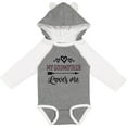 thumbnail image 3 of Inktastic My Godmother Loves Me Girls Girls Long Sleeve Baby Bodysuit, 3 of 5