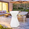 thumbnail image 1 of Mesa de cóctel LED BLESIY mesa de centro decoración impermeable mesa auxiliar para patio hogar sala de estar al aire libre, 1 of 8