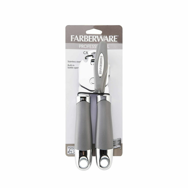 Farberware Professional Stainless Steel Can Opener, Ergonomic