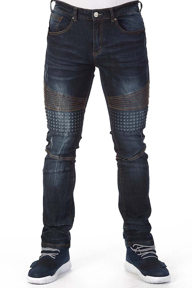 Distressed Denim Jeans Pants 