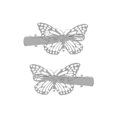 thumbnail image 2 of 6 unidades de horquillas metálicas, pinzas para el pelo con motivos florales en 3D para mujer, accesorios retro para recogidos y moños, para novias y damas de honor, 2 of 8