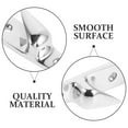 thumbnail image 2 of KAKOWELY dock cleats 2pcs Boat Dock Cleat Rope Cleat Sturdy Boat Cleat Metal Rope Cleat for Boat Kayak Boat Used Cleat Part Cleat for Boat Boat Dock Cleat Kayak Boats Docks Cleat, 2 of 5