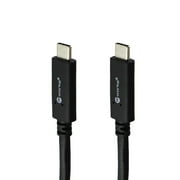 mworks! mPOWER! 6 ft. Round USB-C to USB-C Cable - Black