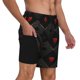 thumbnail image 2 of Fotbe Red Poker Traje de Baño para Hombre – Shorts de Natación de Secado Rápido con Forro y Bolsillos-Large, 2 of 6