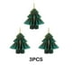 thumbnail image 2 of Naiovety 3 piezas de papel de Navidad, árbol de Navidad, regalo bonito, decoración navideña, decoración del hogar, adornos, decoraciones conjunto de tres piezas gree, 2 of 6