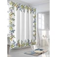 thumbnail image 3 of Fsddascl Watercolor Leaf Shower Curtain Set - 72" x 78" Washable Bathtub Curtain with 12 Hooks, Vintage Pastoral Summer Botanical Waterproof Fabric Stall Shower Curtains for Bathroom/Bathtub Décor, 3 of 6