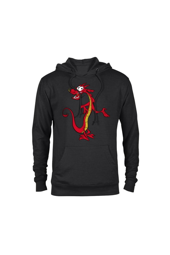 Mulan Mushu Dragon T-Shirt - Pullover Hoodie for Adults - Customized-Black