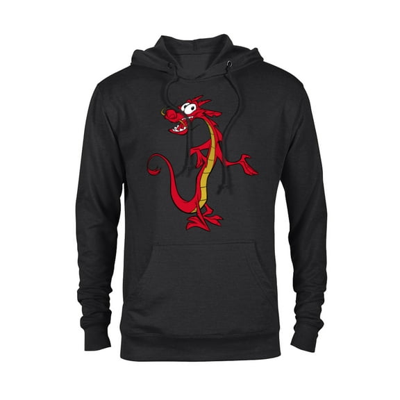 Disney Mulan Mushu Dragon T-Shirt - Pullover Hoodie for Adults - Customized-Black