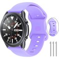 thumbnail image 1 of Correa de reloj de 22 mm compatible con Samsung Galaxy Watch 3 de 45 mm, correas de reloj Galaxy de 46 mm, correa de silicona de liberación rápida de 22 mm para Samsung Gear S3 Frontier, 1 of 3