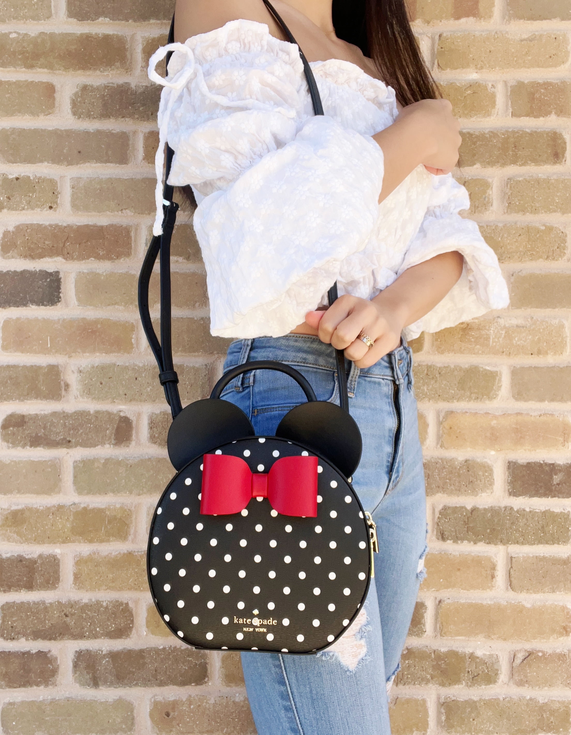 Kate Spade Minnie Mouse Wallet Crossbody Bag Disney Parks