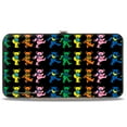 thumbnail image 2 of Grateful Dead Wallet, Hinged, Dancing Bears Black Multi Color, Vegan Leather, 2 of 5