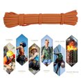 thumbnail image 4 of Advancent Cuerda de escalada de 2,5 metros de diámetro y 6mm, núcleo de Paracord para supervivencia, cuerda de paracaídas, cordón para Escalada Naranja, 4 of 6