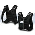 thumbnail image 4 of Pure Fitness Adjustable Weighted Vest, 10-pound, One-Size Fits Most, Black, 4 of 6