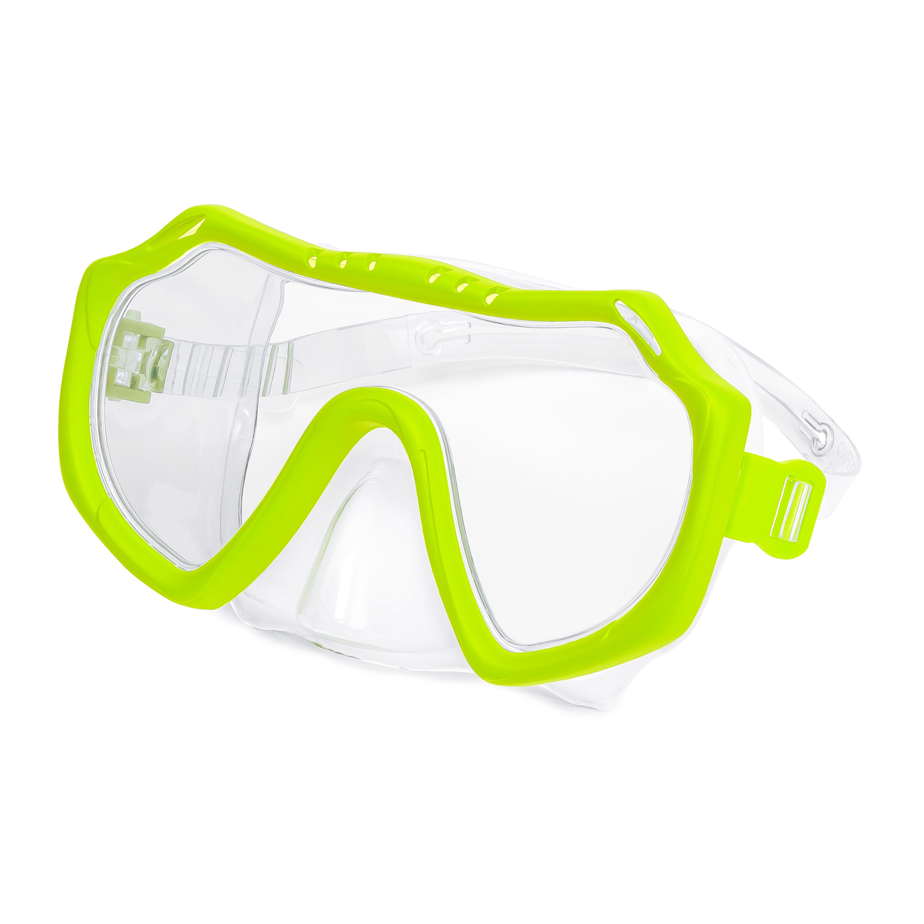 Dolfino Youth Swim Mask, Wide Angle View Adjustable Goggles, Ages 6 and up