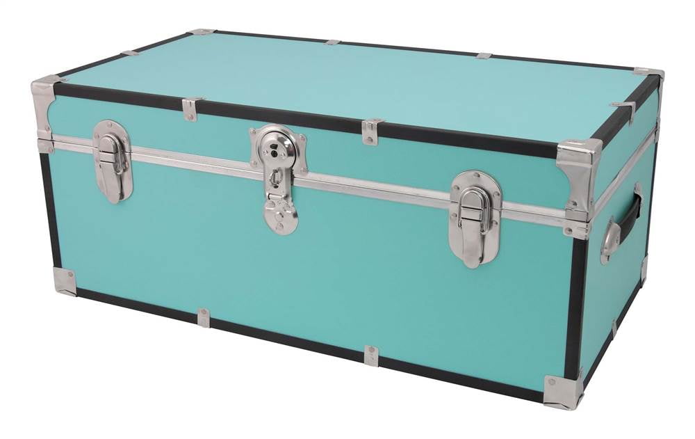 30 in. Trunk with Lock in Teal