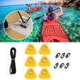 thumbnail image 4 of 1 Juego de de en D de PVC, con accesorios de cubierta de cuerda elástica de 2,5 M con 6 ganchos, almohadilla de en D, para tabla Amarillo Sunnimix Almohadilla de remiendo del anillo, 4 of 8