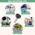 thumbnail image 6 of 10-Pack Knurled Clamping Knobs, M8x25mm Male Thread Thumbscrew, Carbon Steel for Industrial, Machine, 6 of 6