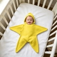 thumbnail image 2 of Faraee Funny Crochet Star Baby Sleep Sack Side Button Open Onesie Bag Newborn Wearable Hooded Sleep Blanket for Photo Prop (25.59IN), 2 of 5