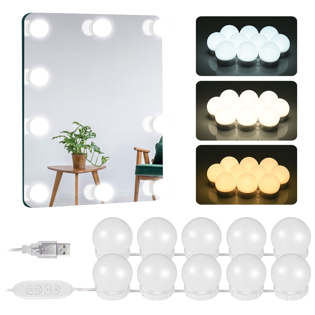Hollywood Style LED Vanity Mirror Lights Kit with Dimmable ...