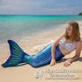 thumbnail image 5 of Fin Fun Limited Edition Mermaid Tail for Swimming for Women, Teen and Adults with Monofin, X-Large, Sapphire Sea, 5 of 5