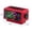Red, variant on SINIMOKO Perpetual Calendar FM Radio Alarm Clock RGB Colorful Mirror Large Screen Display Electronic Clock Suitable For Giving Holiday Gifts,Father's Day Gifts for Husband
