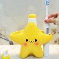thumbnail image 3 of Home Star Toothbrush Storage Rack Toothpaste Storage Rack with White Cloud Tray, 3 of 8