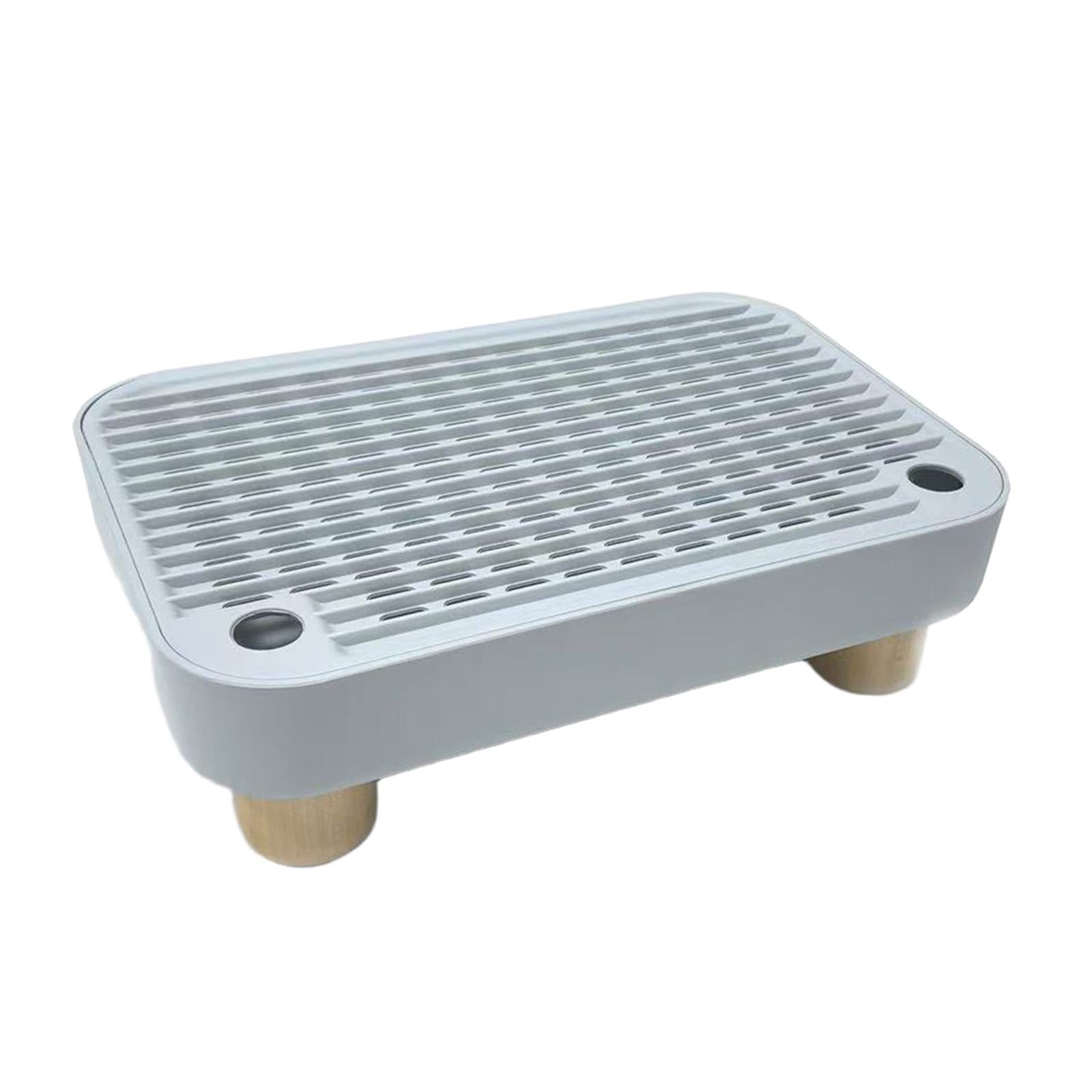 Litter Mat Pellets Catcher Pet Supply with Litter Trapping Surface for Small and Elderly Felines