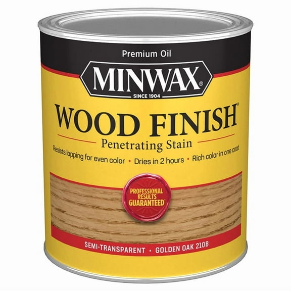 4-Pack of 1 Qt Minwax 70001 Golden Oak Wood Finish Oil-Based Wood Stain
