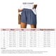 thumbnail image 4 of Pantalones cortos casuales de verano cómodos para mujer, cintura alta elástica, botón frontal, pantalones cortos de pierna ancha con bolsillos laterales, 4 of 6