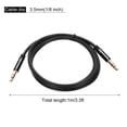thumbnail image 2 of 3.5mm TRS Aux Cable Male to Male Auxiliary Audio HiFi Headphone Cord 3.3ft Nylon Braided, Black, 2 of 6